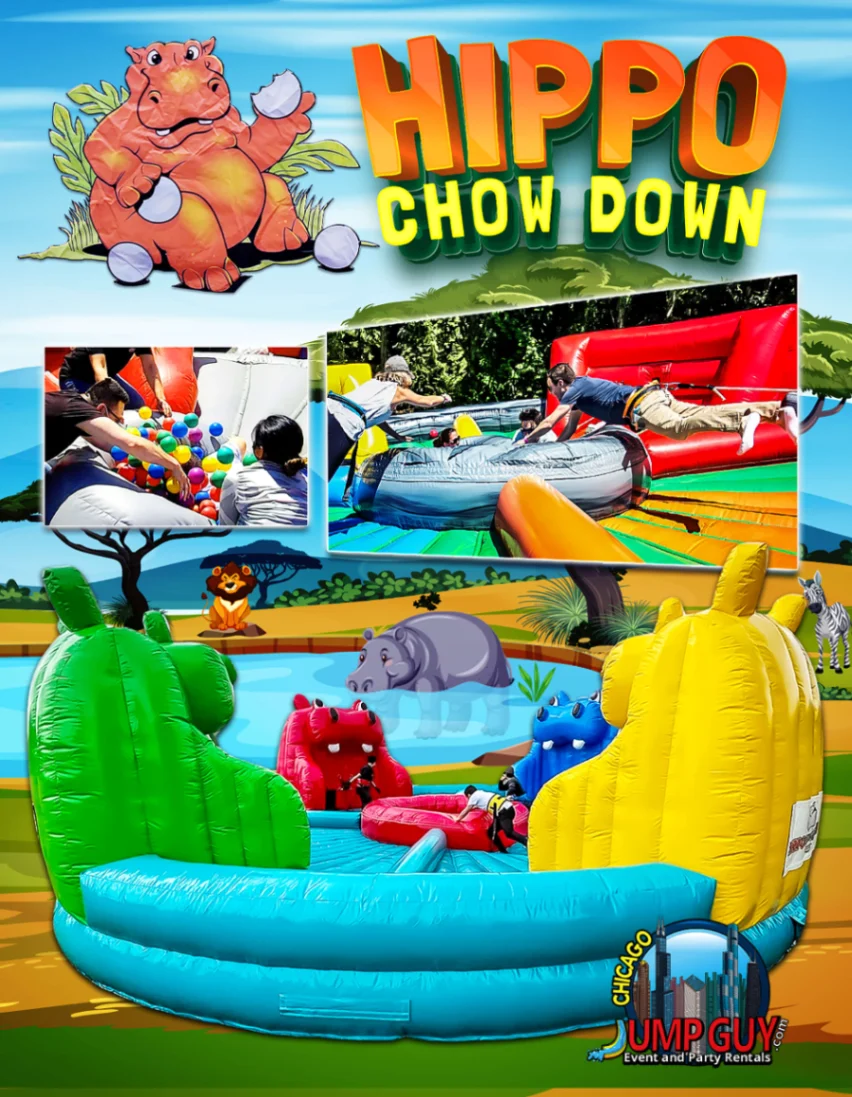 Hippo Chow Down Game rental for Orland Park IL events in ZIP code 60462