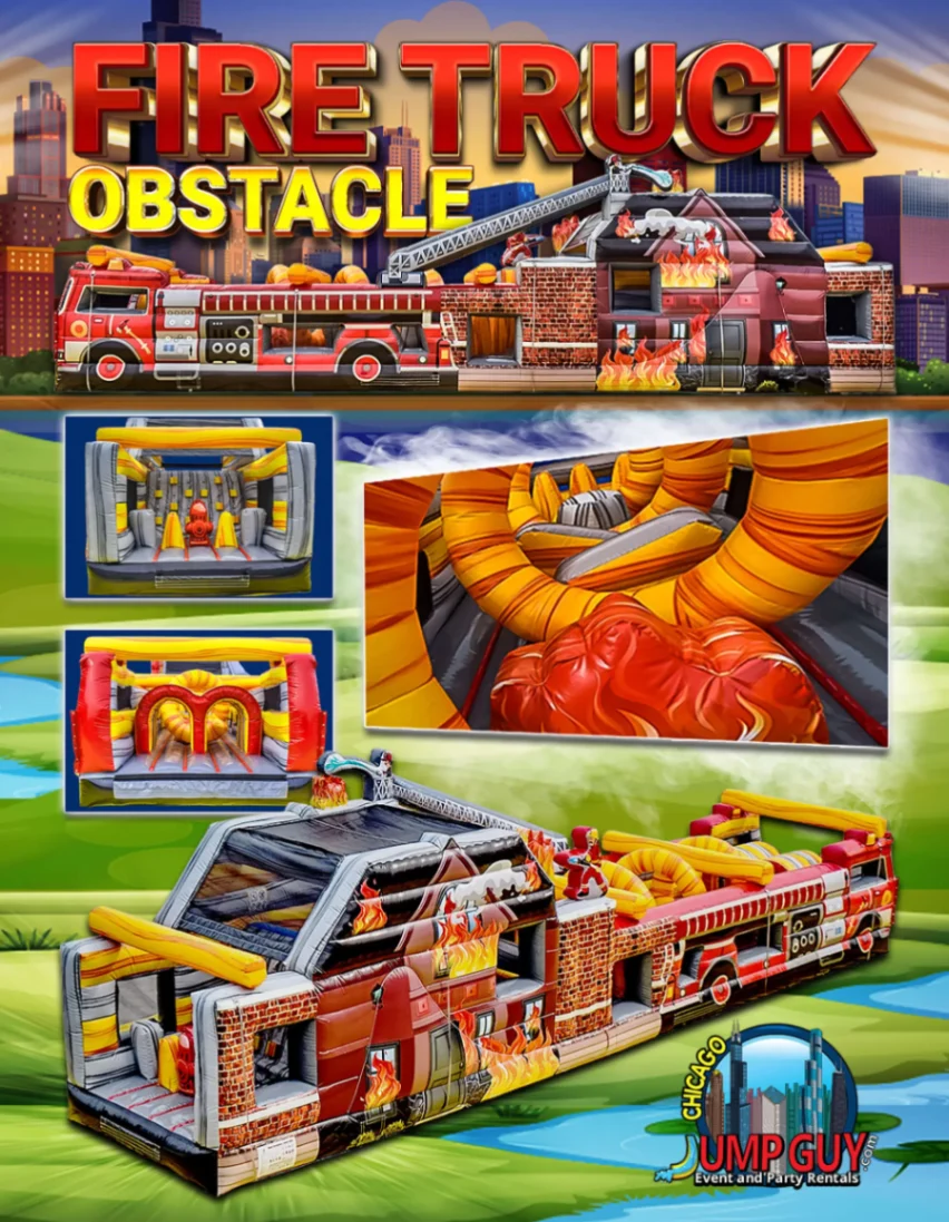 Firetruck Obstacle Course rental for Orland Park IL events in ZIP code 60462