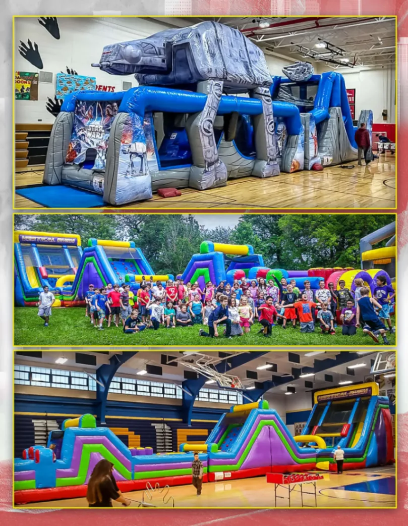 Inflatable Obstacle Course rental for Orland Park IL events in ZIP code 60462