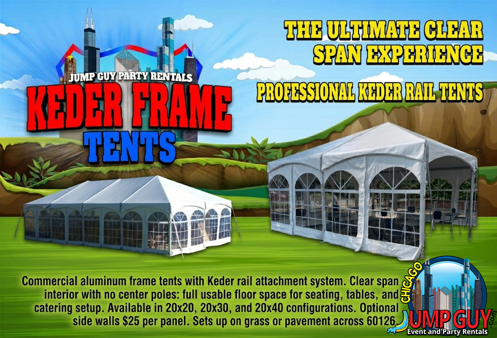 Keder Frame Tent Grid rental for Orland Park IL events in ZIP code 60462