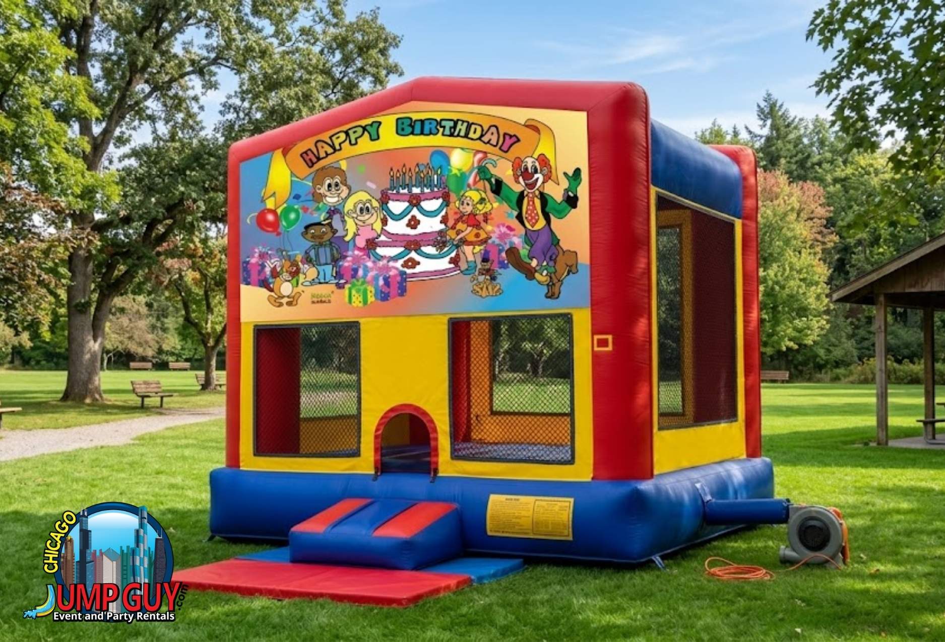 Standard Bounce House Grid rental for Orland Park IL events in ZIP code 60462