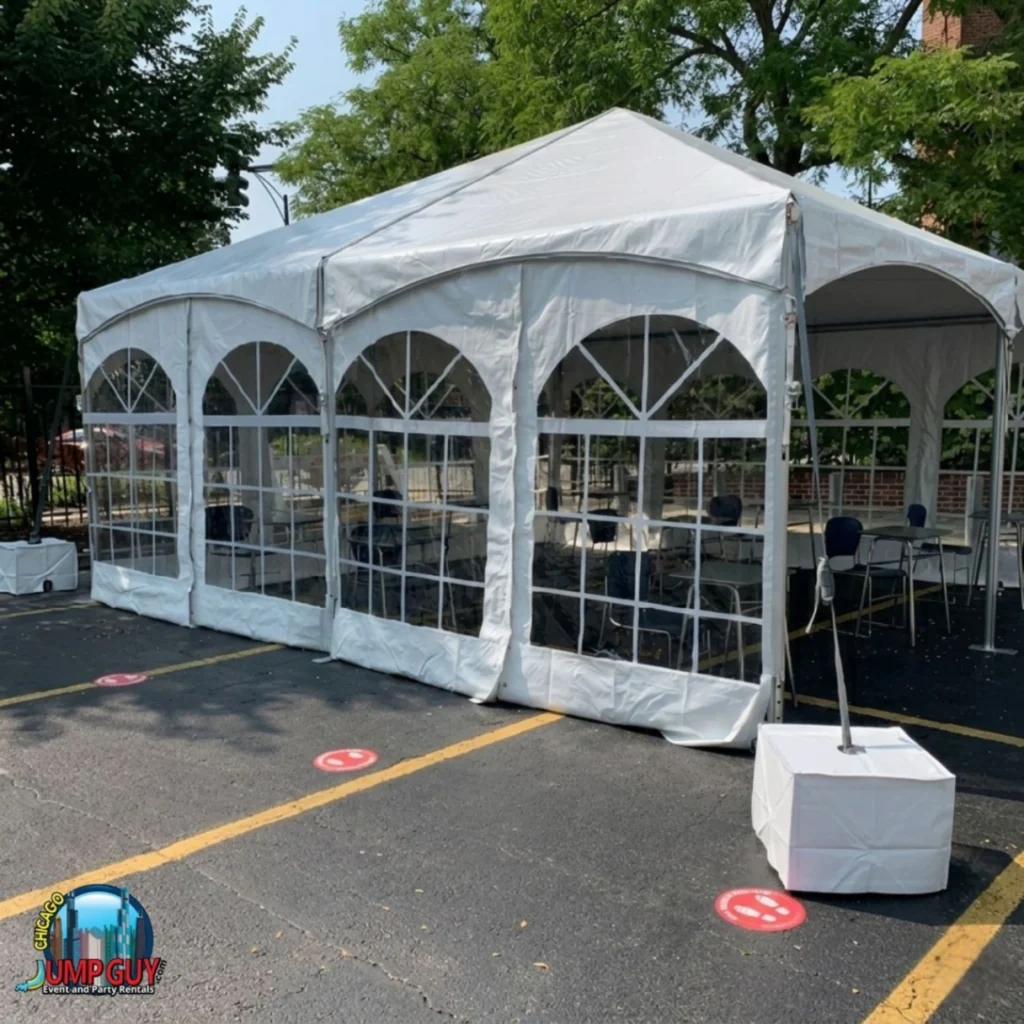 Tent Side Walls Keder High Peak rental for Orland Park IL events in ZIP code 60462