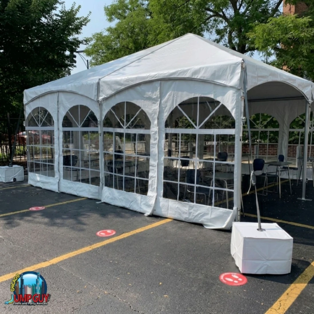 Tent Side Walls Keder High Peak rental for Orland Park IL events in ZIP code 60462